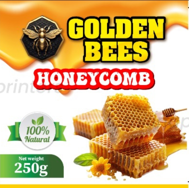 Golden Bees Honeycomb